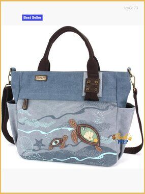 Canvas Tote Bag with Crossbody Strap - Large Capacity